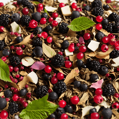 Infusion Bio Fruits Rouges Revitalisante : Pomme, Myrtille & 9 Baies Sauvages Antioxydantes – Image 2
