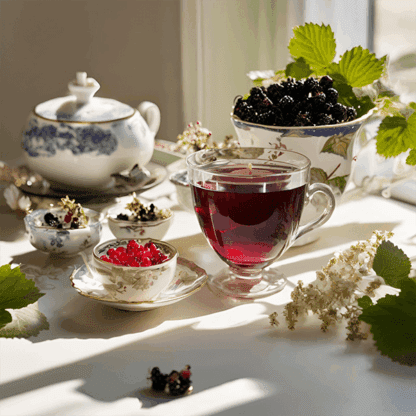 Infusion Bio Fruits Rouges Revitalisante : Pomme, Myrtille & 9 Baies Sauvages Antioxydantes – Image 3