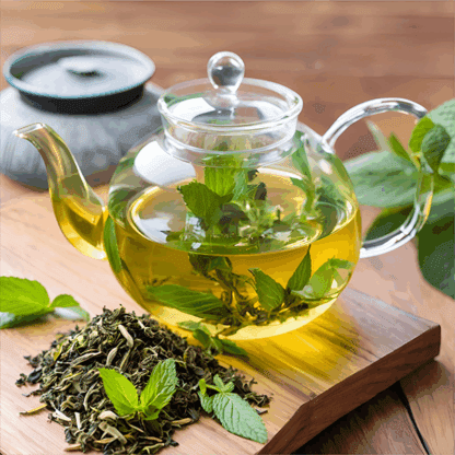 Thé Vert Sencha Menthe, Antioxydant & Rafraîchissant – Image 4