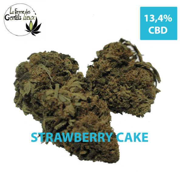 Strawberry Cake CBD Bio : Douceur Fruitée & Sérénité
