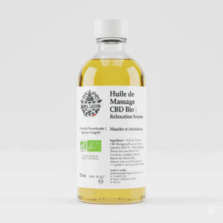 Huile de Massage CBD Bio Spectre Complet