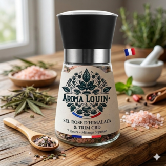 Sel Rose Himalaya & CBD 7 Fleurs - Mélange Suprême